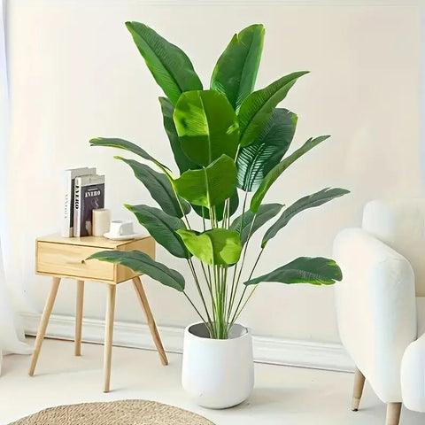 Simulated Plant 18-leaf Traveler's Banana Green Plant Ornament