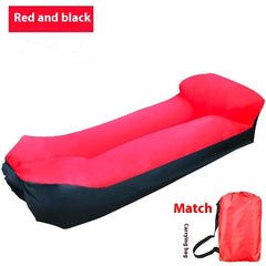 Camping Air Folding Lunch Break Net Celebrity Inflatable Mattress Lazy Sofa Recliner Single Portable Outdoor