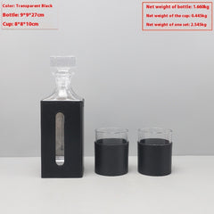 Modern Light Luxury Glass Wine Decanter Cold Water Bottle Decoration Living Room Coffee Table