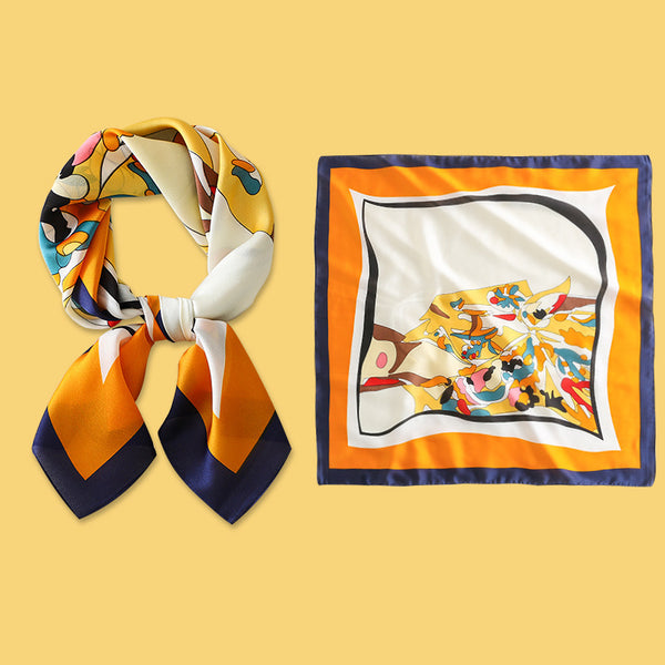 Small Square Silk Scarf