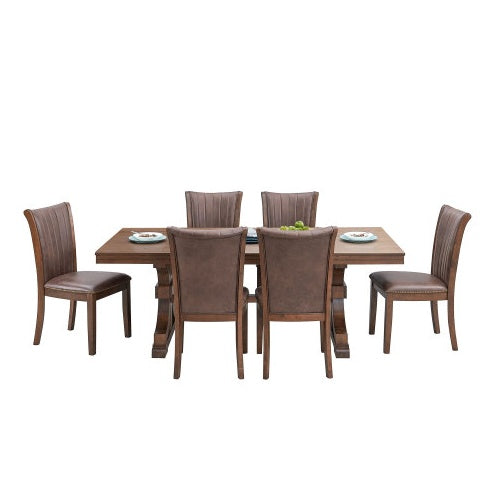 Mid Century Modern Wooden Table For Dining Room