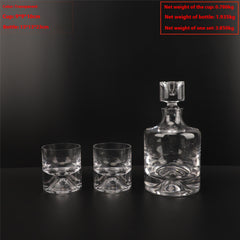 Modern Light Luxury Glass Wine Decanter Cold Water Bottle Decoration Living Room Coffee Table
