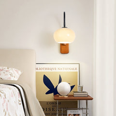Bedside Wall Lamp Creative Retro Glass Wall LED Lamp