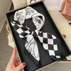 Small Square Silk Scarf