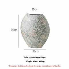 Handmade Shell Decorative Vase Creative Table Flower Container