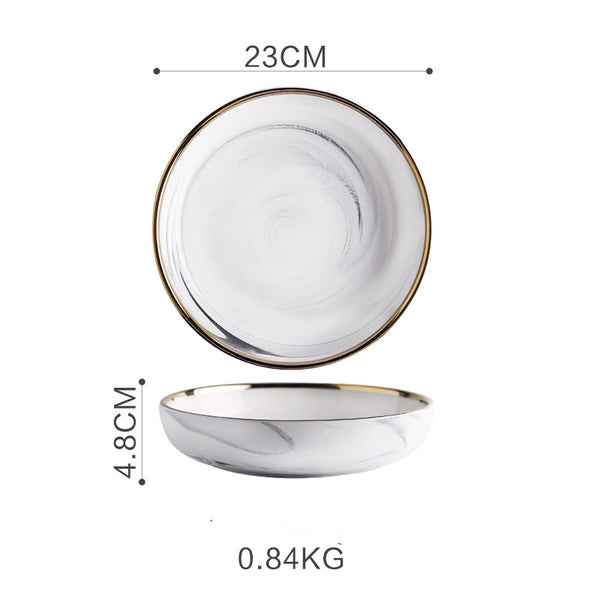 Porcelain Marble Design Tableware