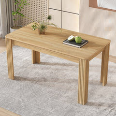 Wood Rectangular Dining Room Table