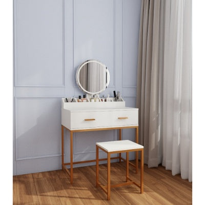 Makeup Vanity Table With Storage Drawers And Organizer