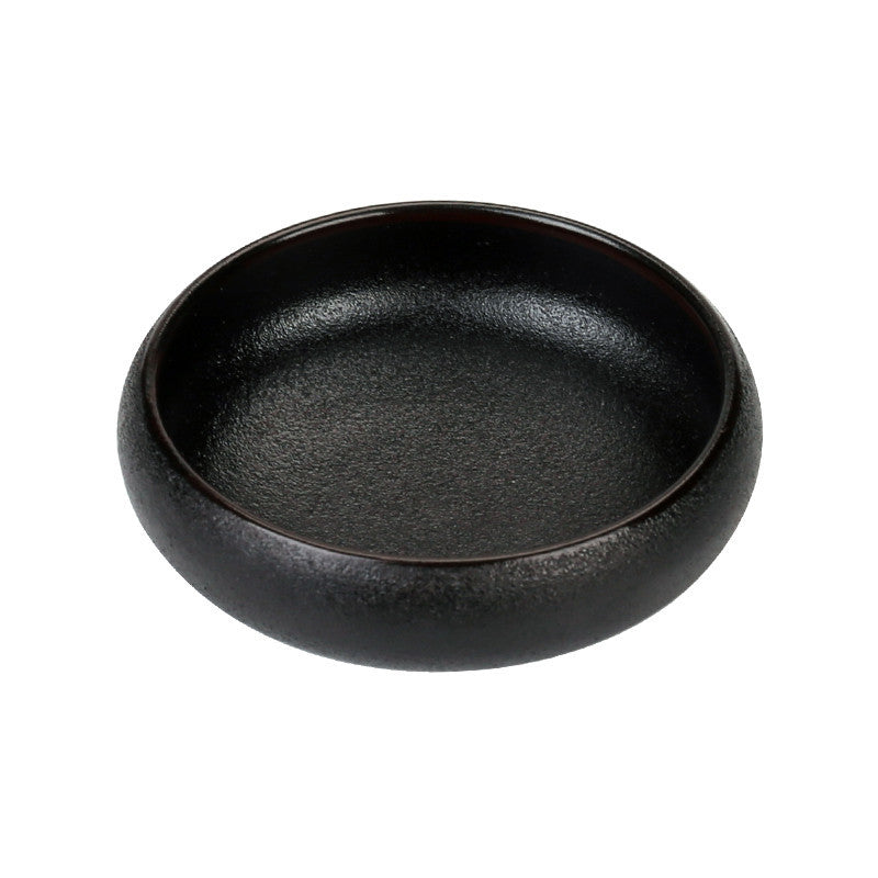 Ceramic Japanese Round Snack Plate