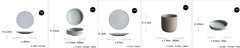 Household Dinner Plate, Flat Plate, Bowl And Plate Set