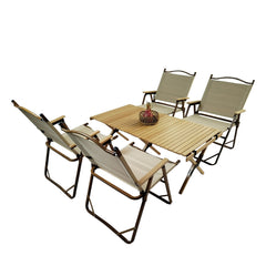Multi FunctionFoldable DiningSet1 Table  4 Chairs  Indoor Outdoor Use