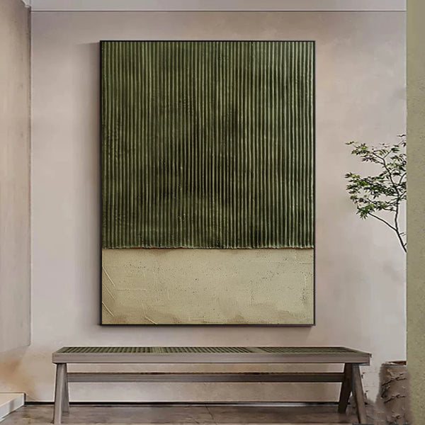 New Design Modern Large Wall Painting Hand Painted Acrylic Green Texture Abstract Oil Painting On Canvas For Living Room Home Decor
