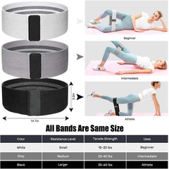 Elastic Fitness band hip ring