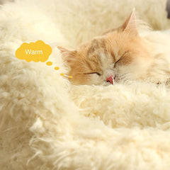 Alpaca Design Pet Bed For Small Medium Large Dogs Cats Calming