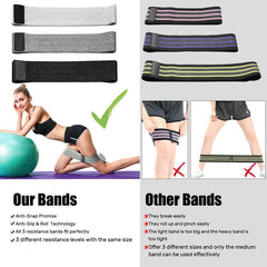 Elastic Fitness band hip ring