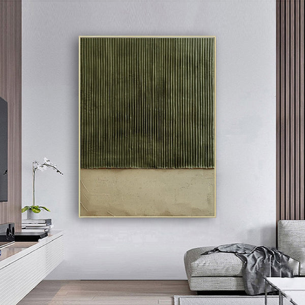 New Design Modern Large Wall Painting Hand Painted Acrylic Green Texture Abstract Oil Painting On Canvas For Living Room Home Decor