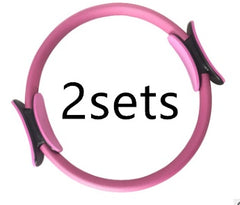 Fitness Pilates Yoga Ring Dual Exercise Home Gym Workout Sports Body Resistance