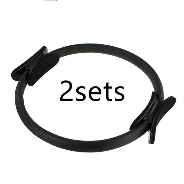 Fitness Pilates Yoga Ring Dual Exercise Home Gym Workout Sports Body Resistance
