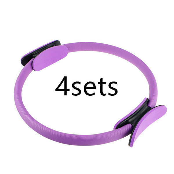 Fitness Pilates Yoga Ring Dual Exercise Home Gym Workout Sports Body Resistance