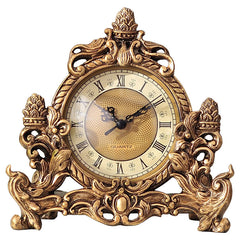 Retro Desk Clock Creative Living Room Decoration Desk Clock Resin