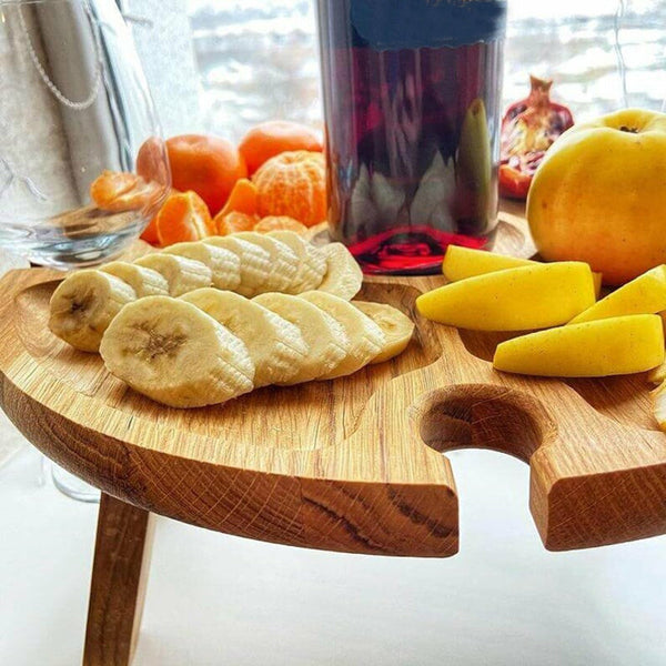 Gourmet Portable Charcuterie, Fruit & Dessert Picnic Table