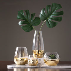 Honeycomb Glass Vase Transparent