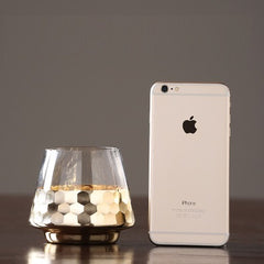 Honeycomb Glass Vase Transparent