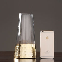 Honeycomb Glass Vase Transparent