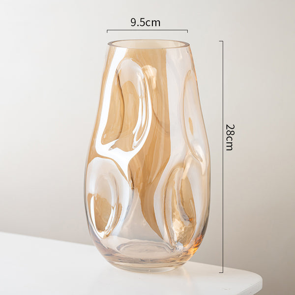 Luxury Style Golden Irregular Vase
