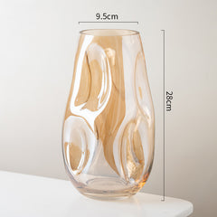 Luxury Style Golden Irregular Vase