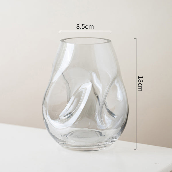 Luxury Style Golden Irregular Vase