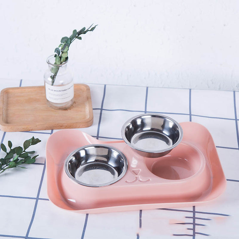 Stainless Steel Drinking Water And Feeding Bowl for Cats and Dogs