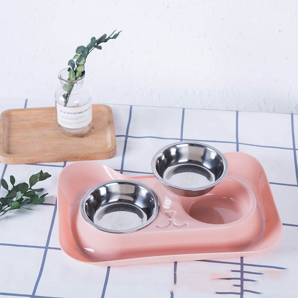 Stainless Steel Drinking Water And Feeding Bowl for Cats and Dogs