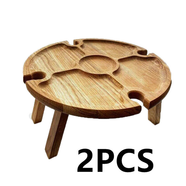 Gourmet Portable Charcuterie, Fruit & Dessert Picnic Table