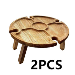 Gourmet Portable Charcuterie, Fruit & Dessert Picnic Table