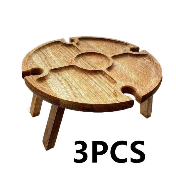 Gourmet Portable Charcuterie, Fruit & Dessert Picnic Table