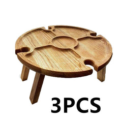 Gourmet Portable Charcuterie, Fruit & Dessert Picnic Table