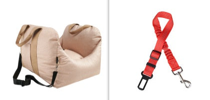 Dog Car Waterproof Fabric Basket Portable For Car Seat Safety