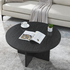 Modern Minimalist Solid Wood Coffee Table, Nordic Style