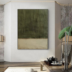 New Design Modern Large Wall Painting Hand Painted Acrylic Green Texture Abstract Oil Painting On Canvas For Living Room Home Decor