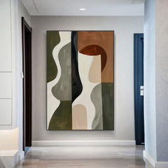 Handmade Oil Painting Canvas Wall Art Decoration Wabi-Sabi Style Modern Abstract  Minimalism Artwork Room Aesthetic For Home Decor Rolled Frameless Unstretched Painting