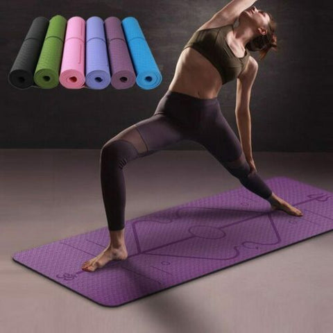 TPE Yoga Mat Non Slip Carpet Environmental Fitness