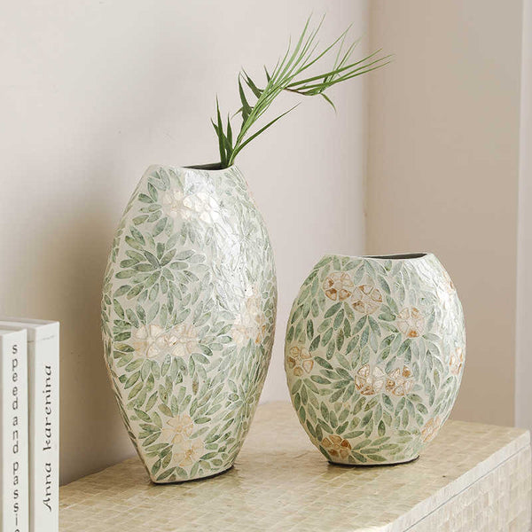 Handmade Shell Decorative Vase Creative Table Flower Container