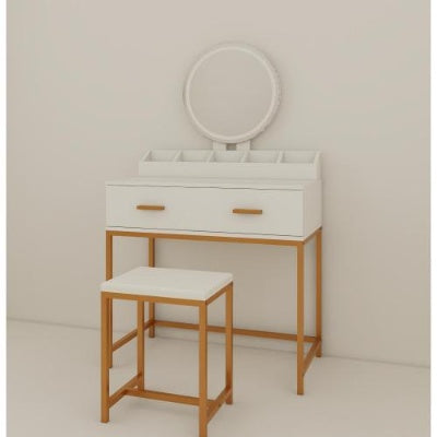 Makeup Vanity Table With Storage Drawers And Organizer