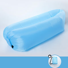 Camping Air Folding Lunch Break Net Celebrity Inflatable Mattress Lazy Sofa Recliner Single Portable Outdoor