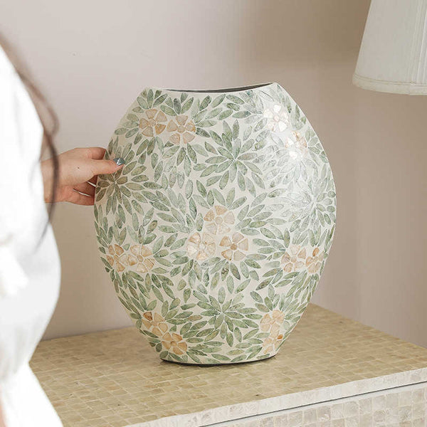 Handmade Shell Decorative Vase Creative Table Flower Container