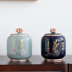 Jilian Fish Auspicious Breeze Tea Pot