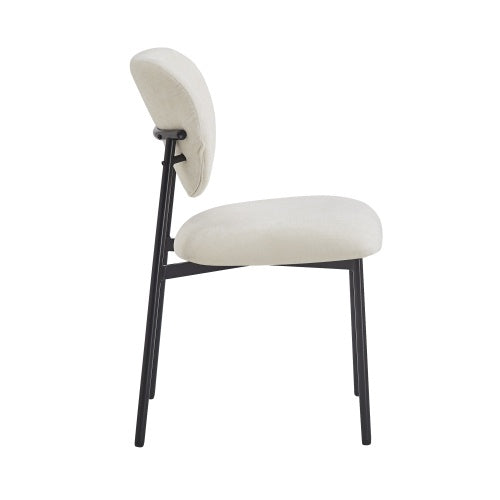 Upholstered Dining Chairs With Metal Legs