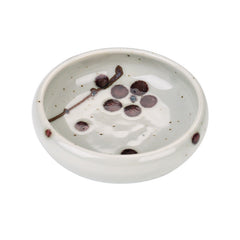 Ceramic Japanese Round Snack Plate