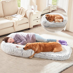 Large Dogs Foldable Plush Washable Dog Bed